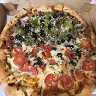 Vegetarians No Meats Pizza