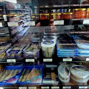 Assorted fish products