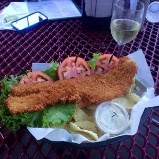 Huge fish sandwich only $6.95!!! @romaynes