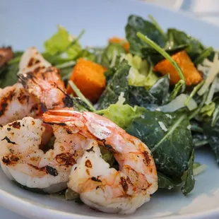 grilled shrimp Cesar salad (gluten free)