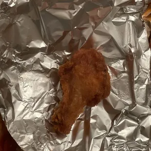 Hot wings that I was accused of lying about. Clearly there is hardly ANY Buffalo sauce on these wings.