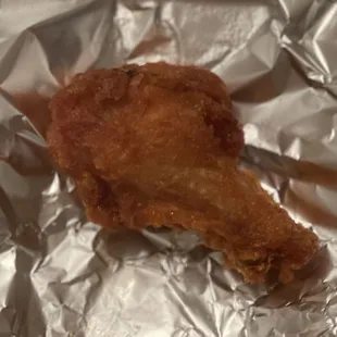 Sauceless wings that I was told had plenty of sauce on them.