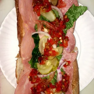 Italian Sub ( Toppings the way I like it)