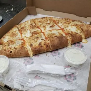 Buffalo chicken Calzone