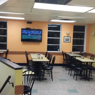 Upstairs seating....