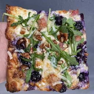 Blueberry and Pancetta Pizza