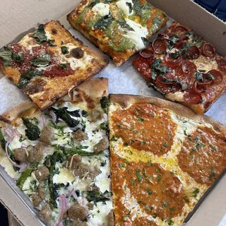 Burrata, vodka & pesto Sicilian