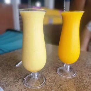 Passion fruit and Mamgo juices