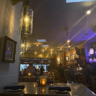 Inside the restaurant