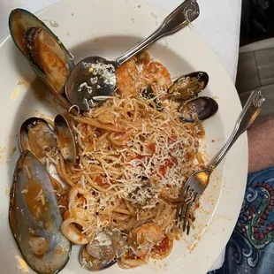 Seafood  Spaghetti Costa Degli Dei