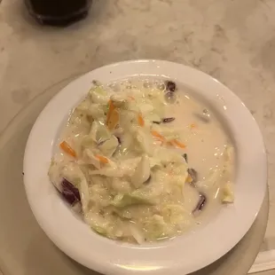 Coleslaw...