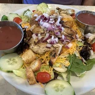 Field of Greens with chicken