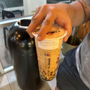 Brown Sugar Milk Tea With Tapioca