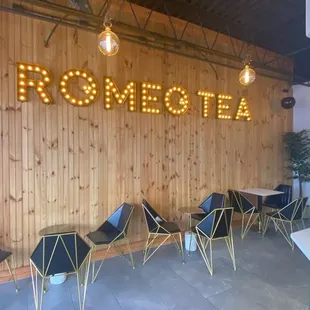 Cute seating area!