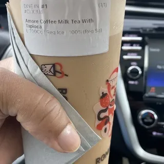 Amore Coffee Milk Tea With Tapioca