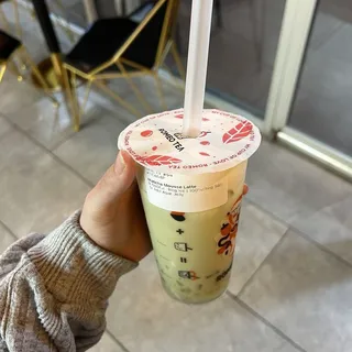 Matcha Mousse Latte