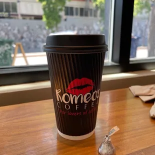 At the window of Romeo&apos;s!