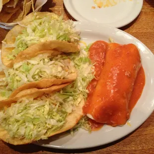 Chicken Tacos and Pork Sancho! Awesome!