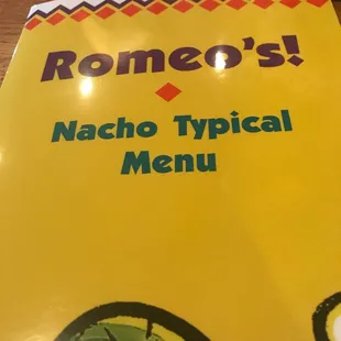 Nacho typical place