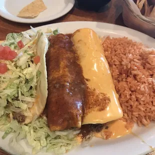 Combo #1 with Cheese Sauce