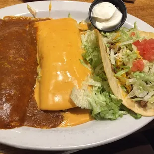 Romeo&apos;s Primo Favorite... Sancho, enchilada, and Taco