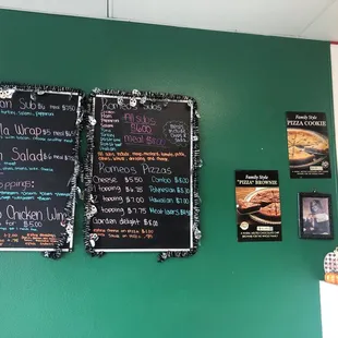 Menu posted October 20, 2021