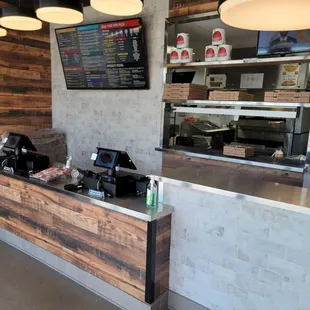 sushi and sashimi, interior