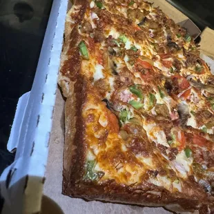 Detroit Deep Dish Pizza
