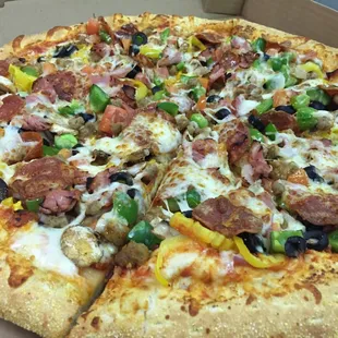 house pizza we got last night