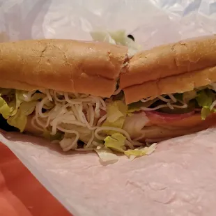 a sub sandwich