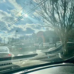 a view of a busy street