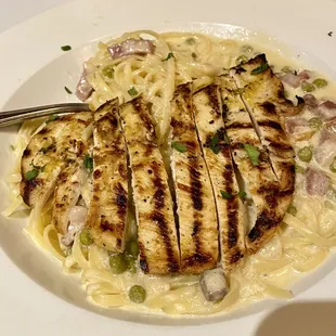 grilled chicken and pasta