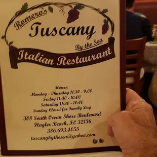 Tuesday night 7:00 and on a wait!