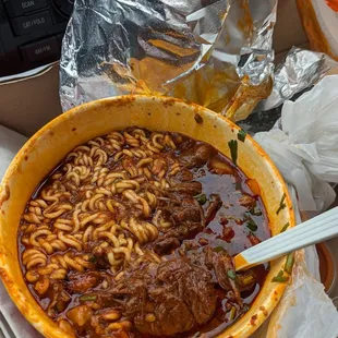 Beef birria ramen