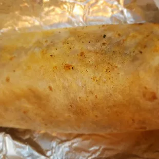 The steak burrito