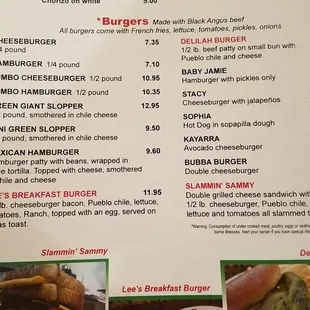 Burger menu
