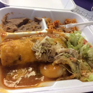 Carols burrito. It's really delicious