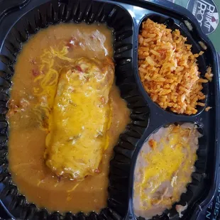 Tamale beans and rice