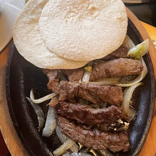 Beef Sizzling Fajitas