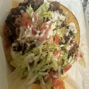 Asada tostada