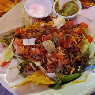 Romes Good Food and Great Atmosphere!  The Taco Salad