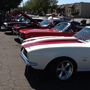 Awesome car shows and girls to match..