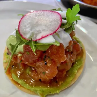 Ahi Tuna Tostada