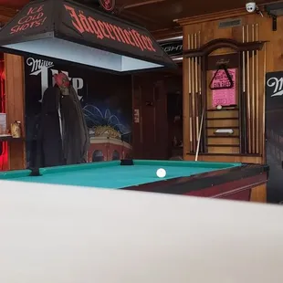 billiards and pool tables