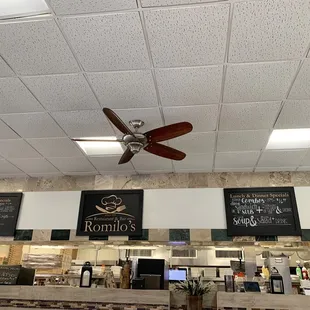 Restaurant and seating area