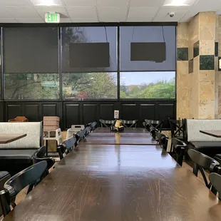 Restaurant and seating area