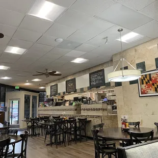 Restaurant and seating area