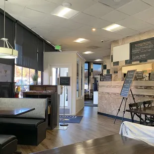 Restaurant and seating area