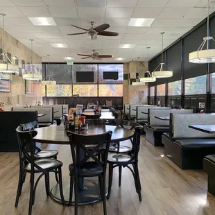 Restaurant and seating area