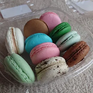 Box of (mostly) Clearance Macarons - all absolutely delectable!